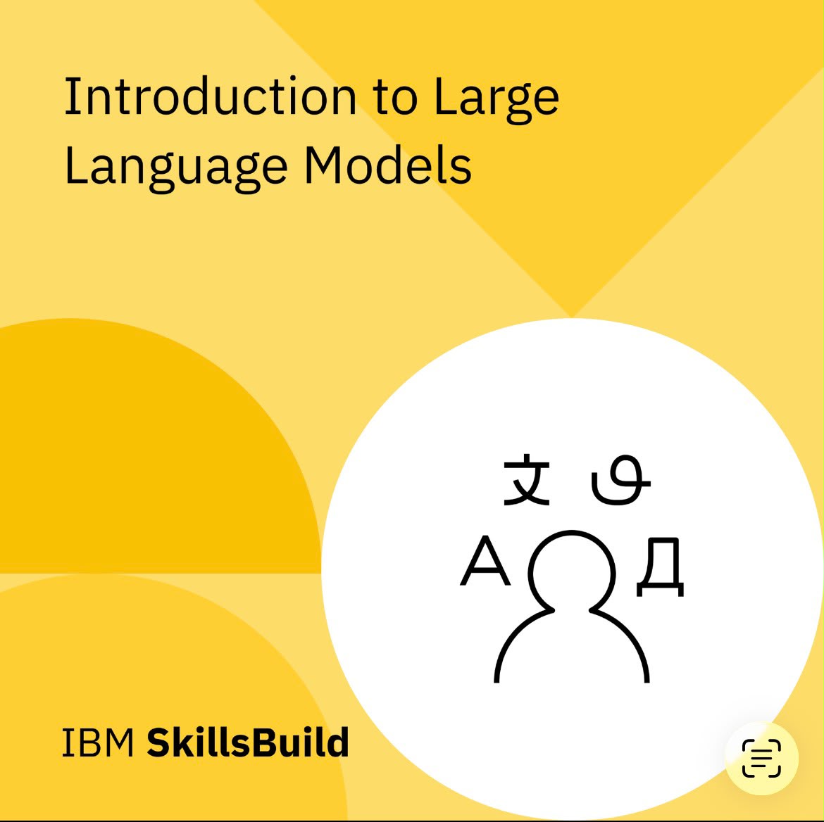 Introduction to Large Language Models badge